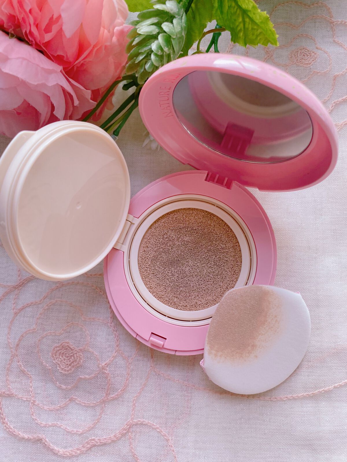 PROBIOエッセンスクッション/ネイチャーリパブリック/クッションファンデーションを使ったクチコミ（3枚目）