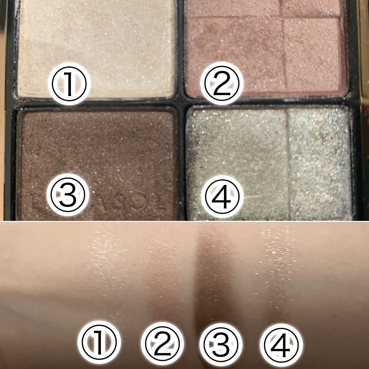 ライティングフォーアイズ/LUNASOL/アイシャドウパレットを使ったクチコミ（2枚目）