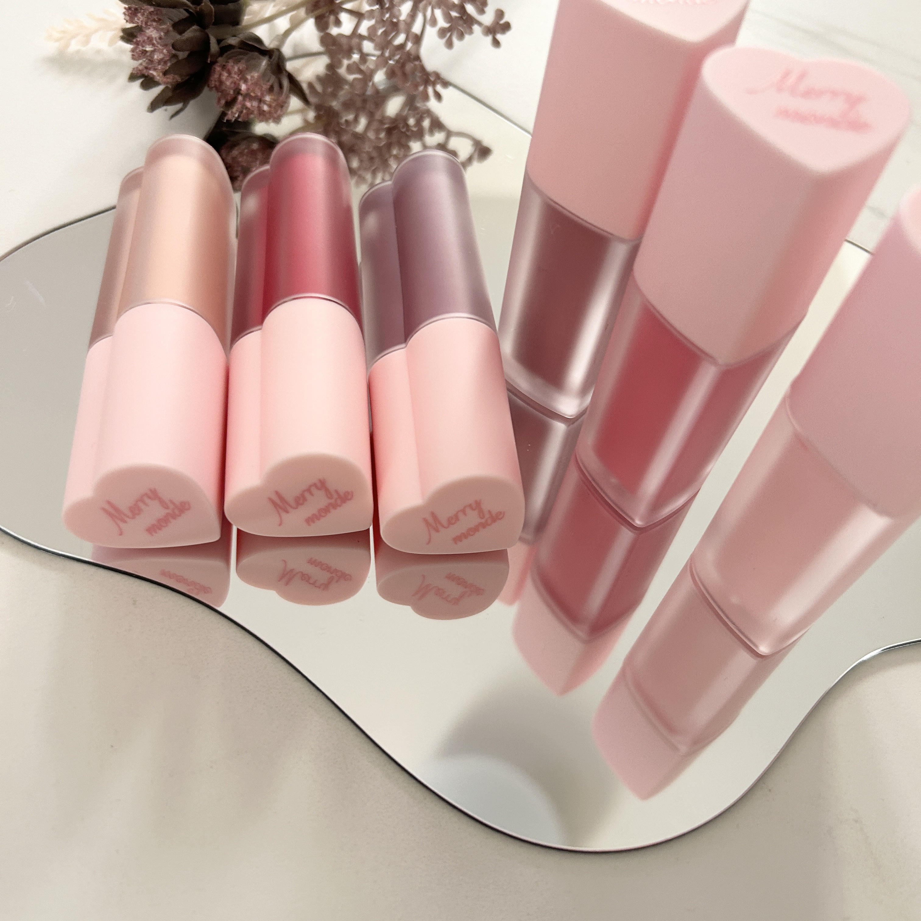 ミルクハートティントリップアンドチーク/Merrymonde/リップティントを使ったクチコミ（2枚目）