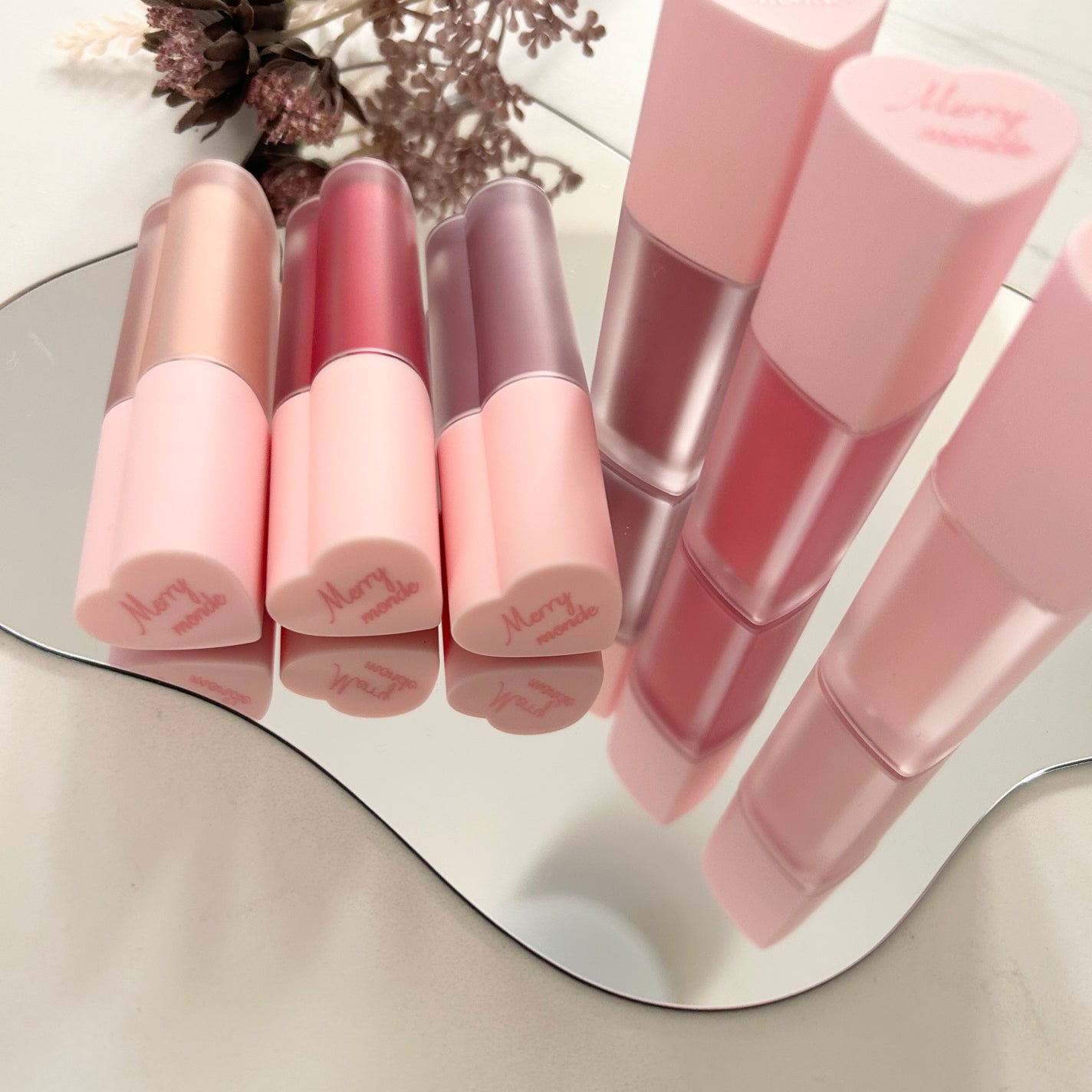 ミルクハートティントリップアンドチーク/Merrymonde/リップティントを使ったクチコミ(2枚目)