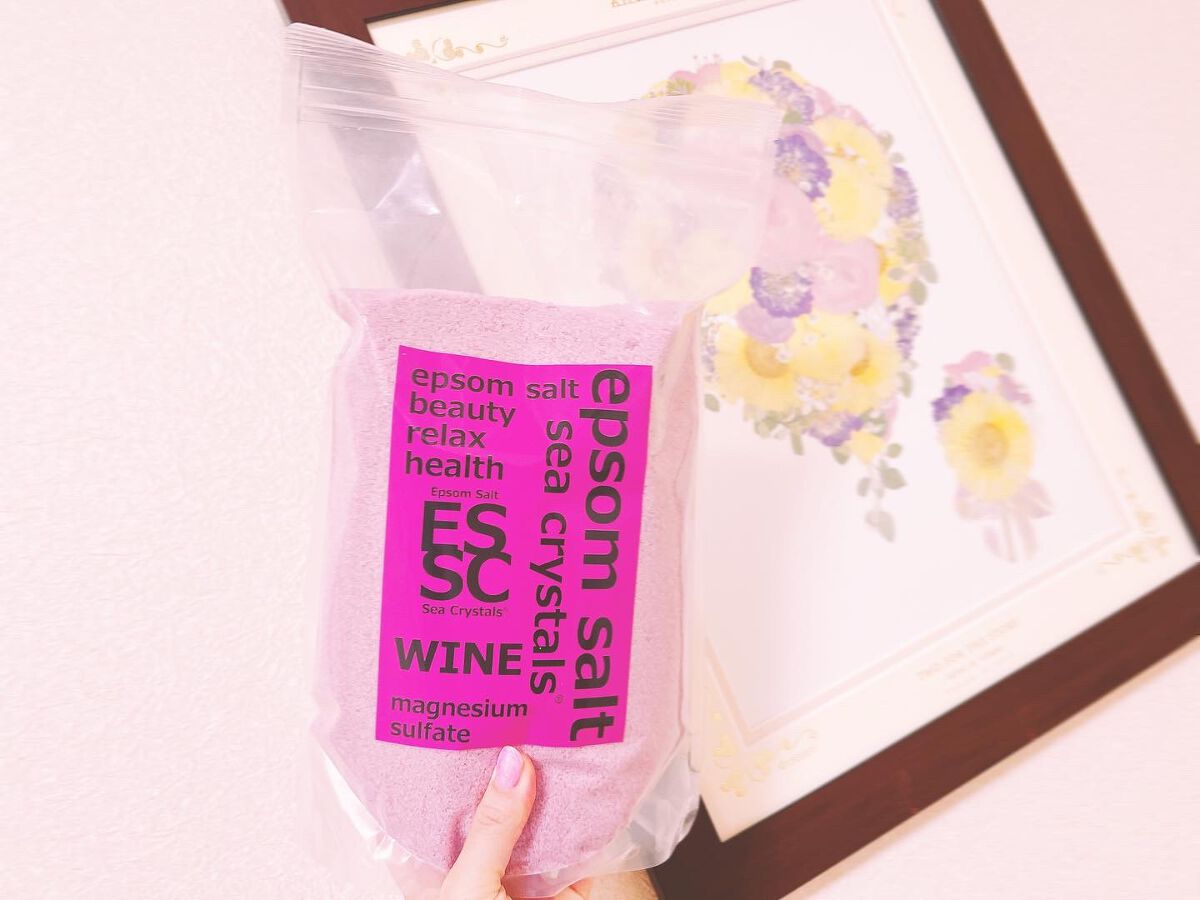 シークリスタルス エプソムソルト 赤ワイン/sea crystals/無機塩系入浴剤を使ったクチコミ（1枚目）
