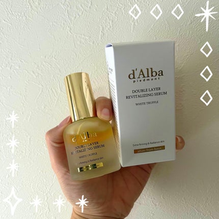 ホワイトトリュフダブルレイヤーリバイタライジングセラム/ダルバ/美容液を使ったクチコミ(1枚目)