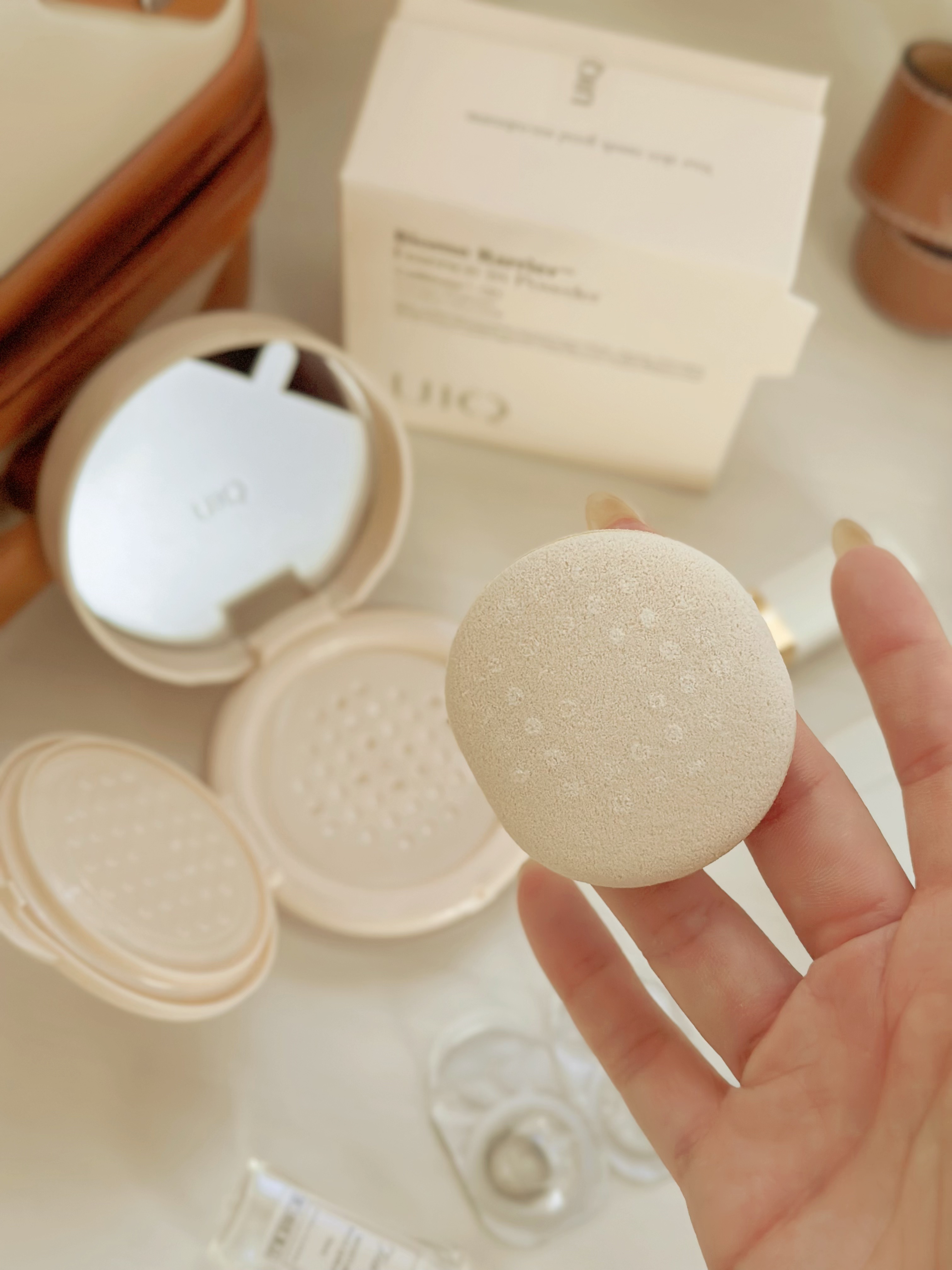 バイオムバリアエッセンスインパウダー/UIQ/ルースパウダーを使ったクチコミ（3枚目）