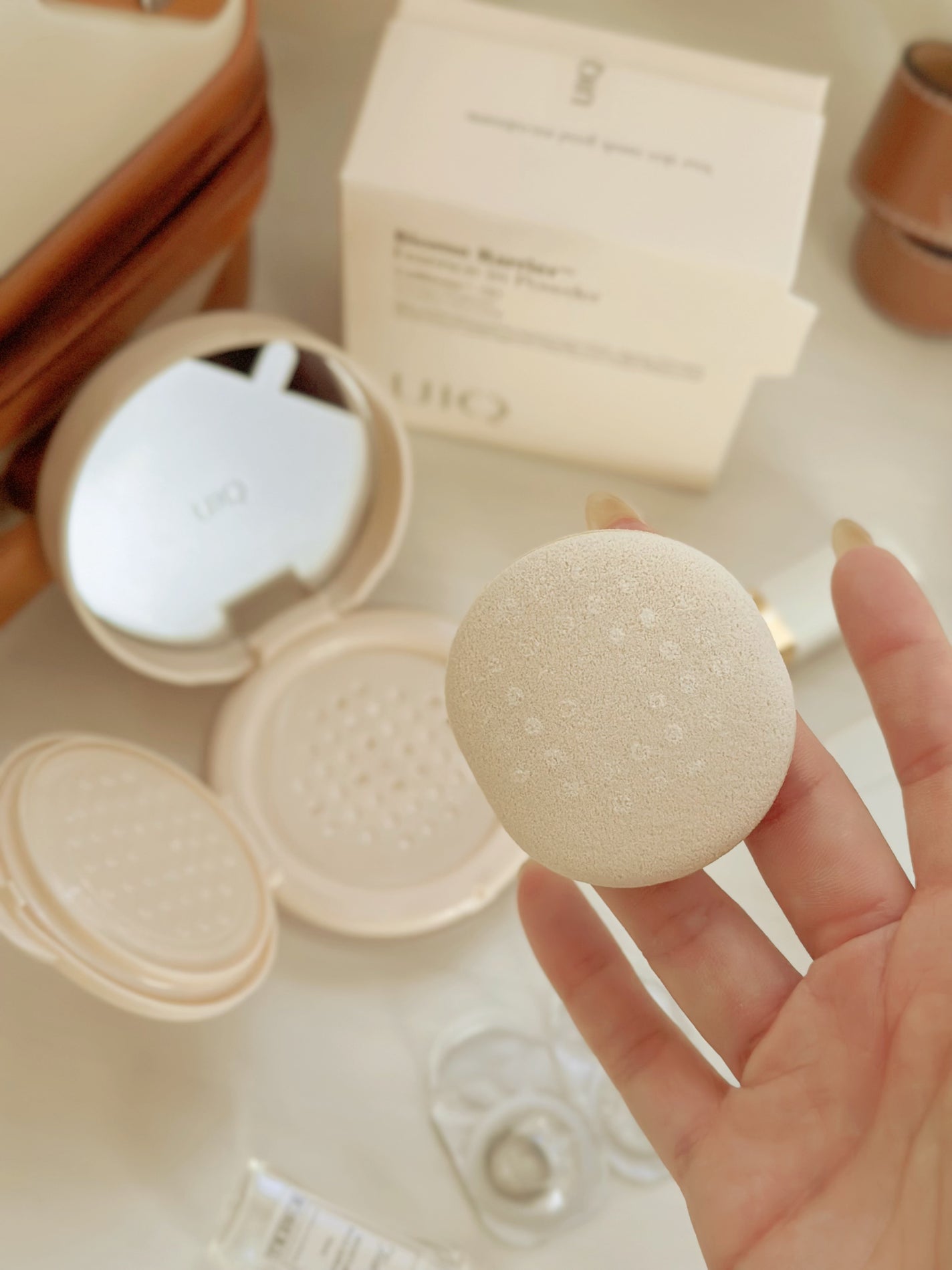 バイオムバリアエッセンスインパウダー/UIQ/ルースパウダーを使ったクチコミ(3枚目)