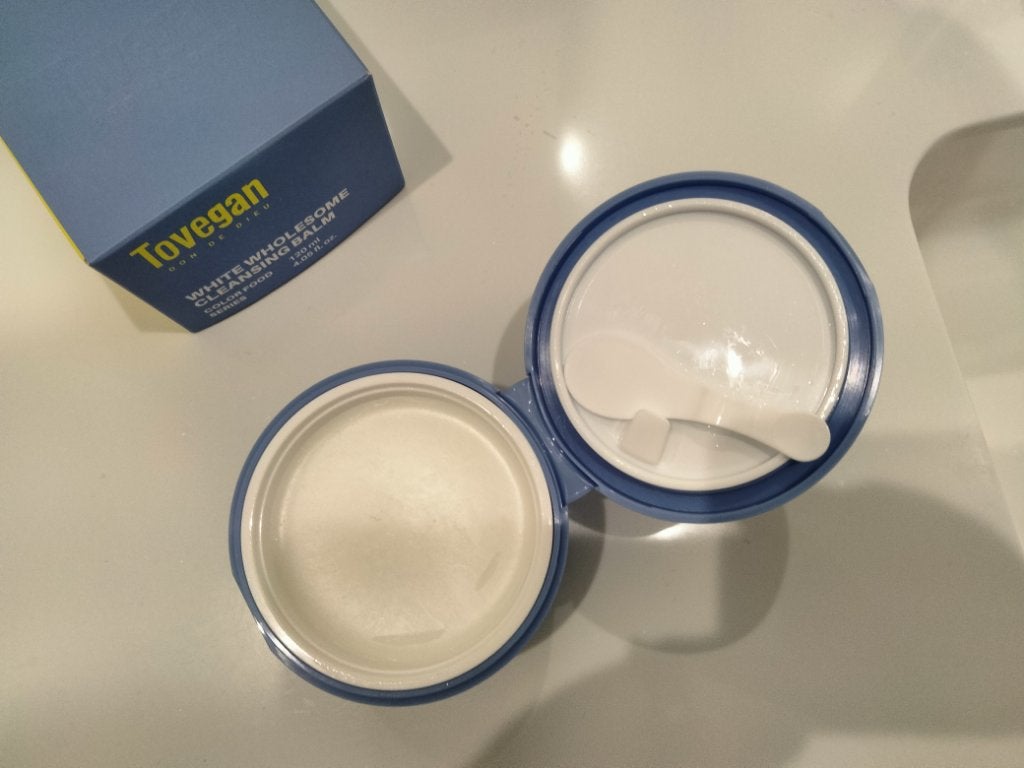 カラーフードシリーズホワイトホールサムクレンジングバーム/Tovegan/クレンジングバームを使ったクチコミ(4枚目)