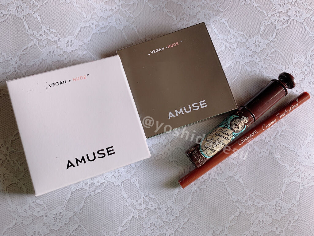 アイ ヴィーガン シアーパレット/AMUSE/アイシャドウパレットを使ったクチコミ（2枚目）