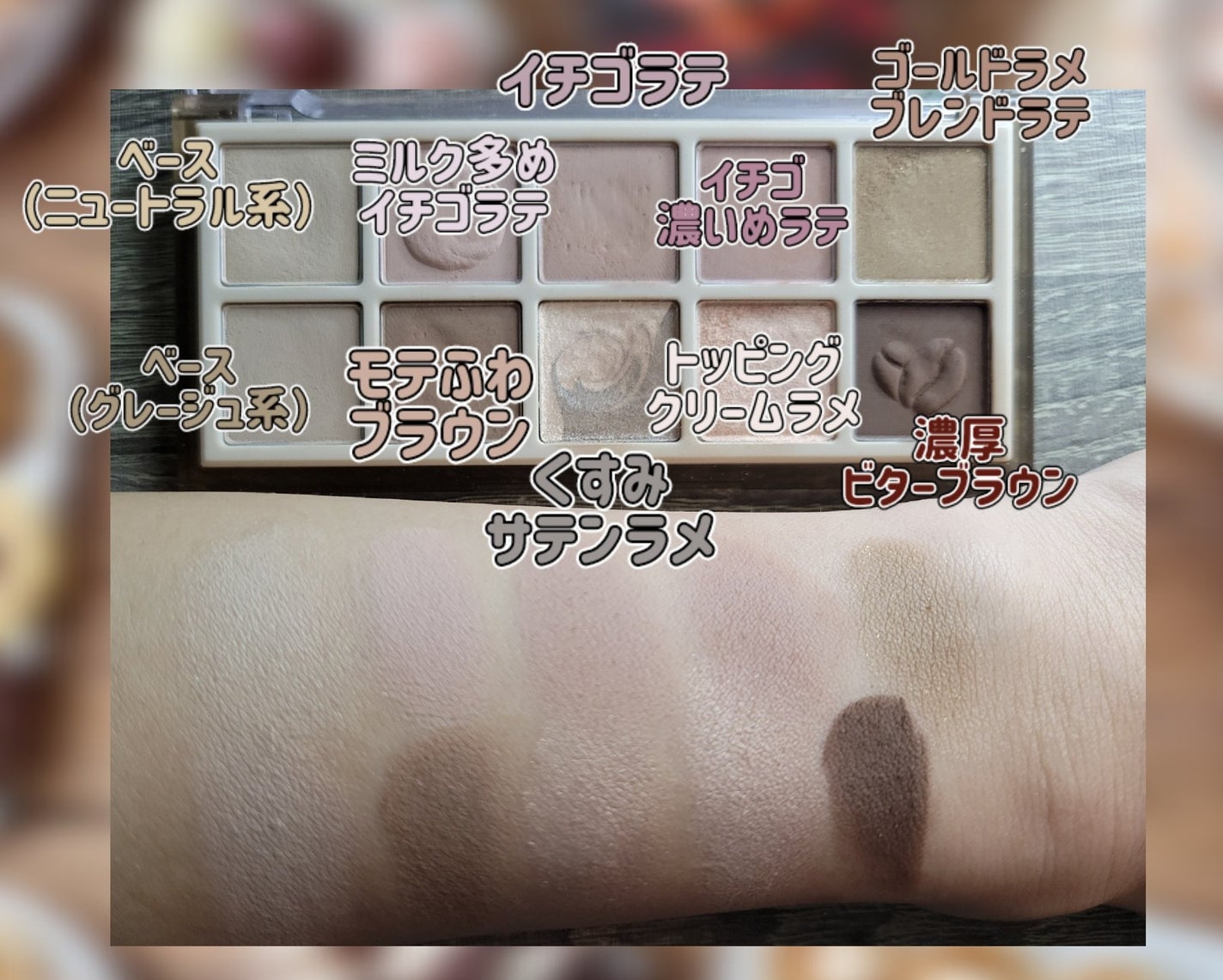 MDショールモーメント アイシャドウパレット/mude/アイシャドウパレットを使ったクチコミ(3枚目)