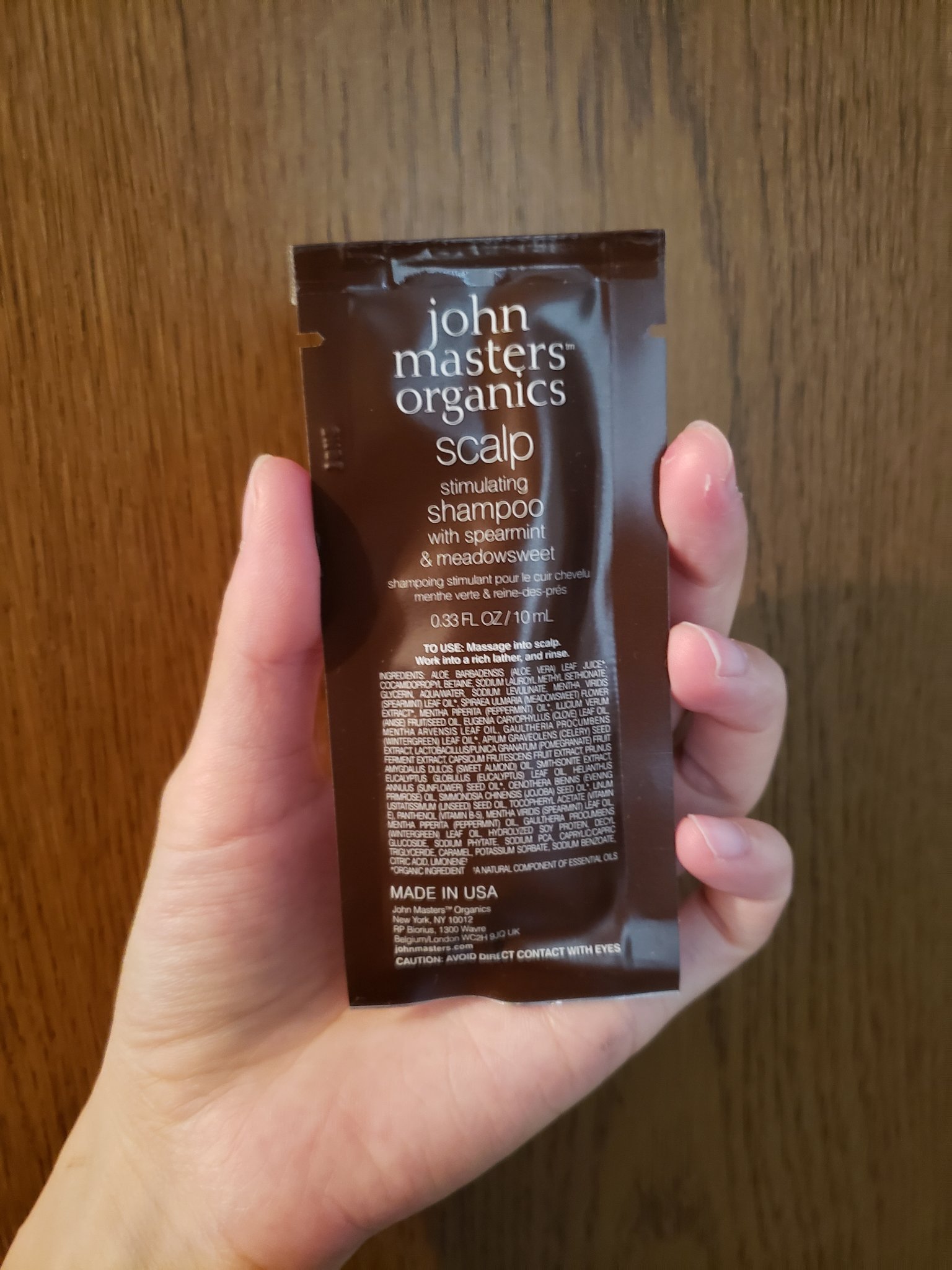 S&Mスキャルプシャンプー N（スペアミント&メドウスイート）/john masters organics/市販シャンプーを使ったクチコミ（1枚目）