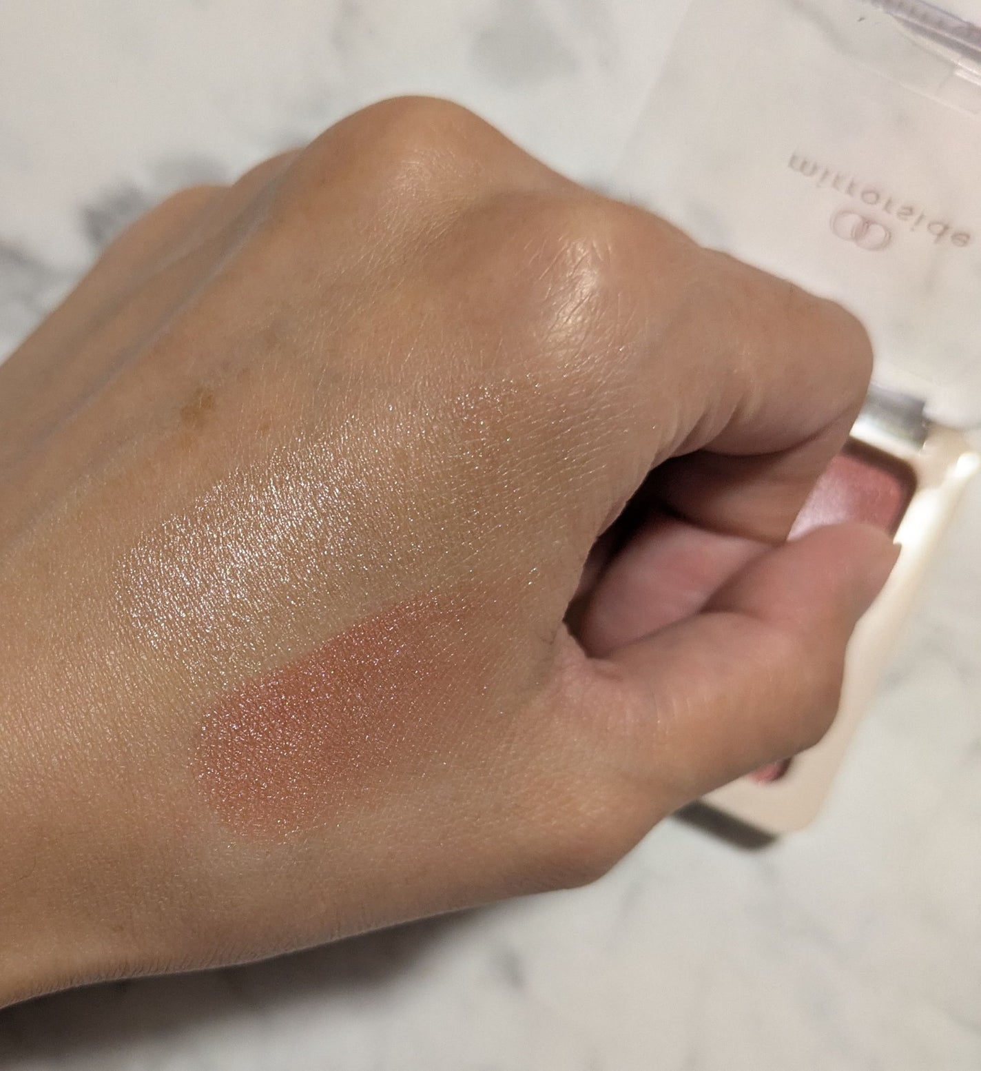 グロウフェイスカラー/mirrorside/パウダーハイライトを使ったクチコミ(4枚目)