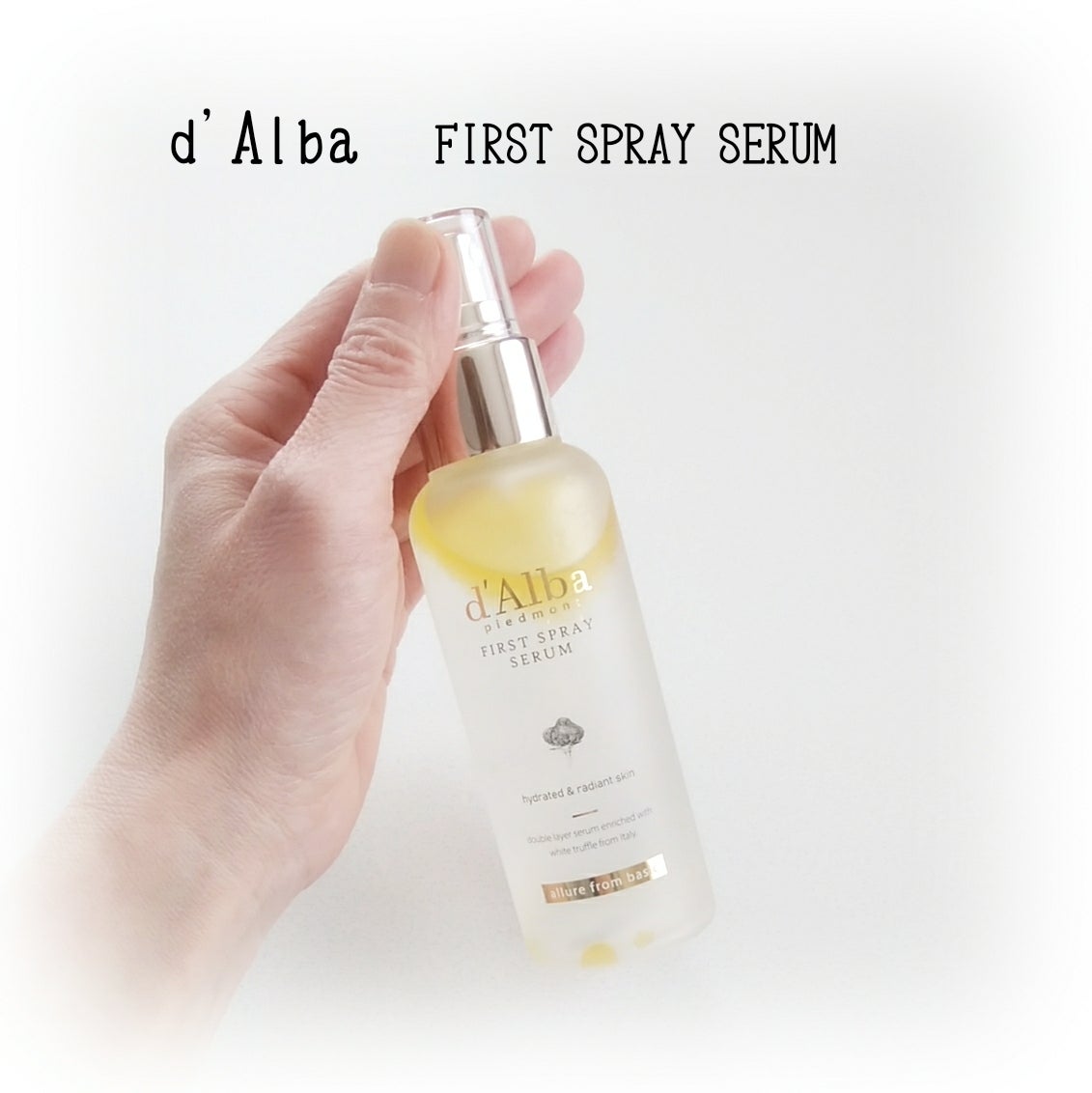 ダルバ ホワイトトリュフファーストスプレーセラム/ダルバ/ミスト状化粧水を使ったクチコミ(1枚目)