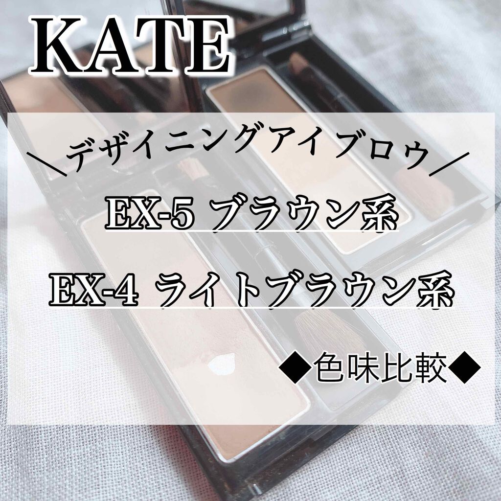 デザイニングアイブロウN/KATE/パウダーアイブロウを使ったクチコミ(1枚目)