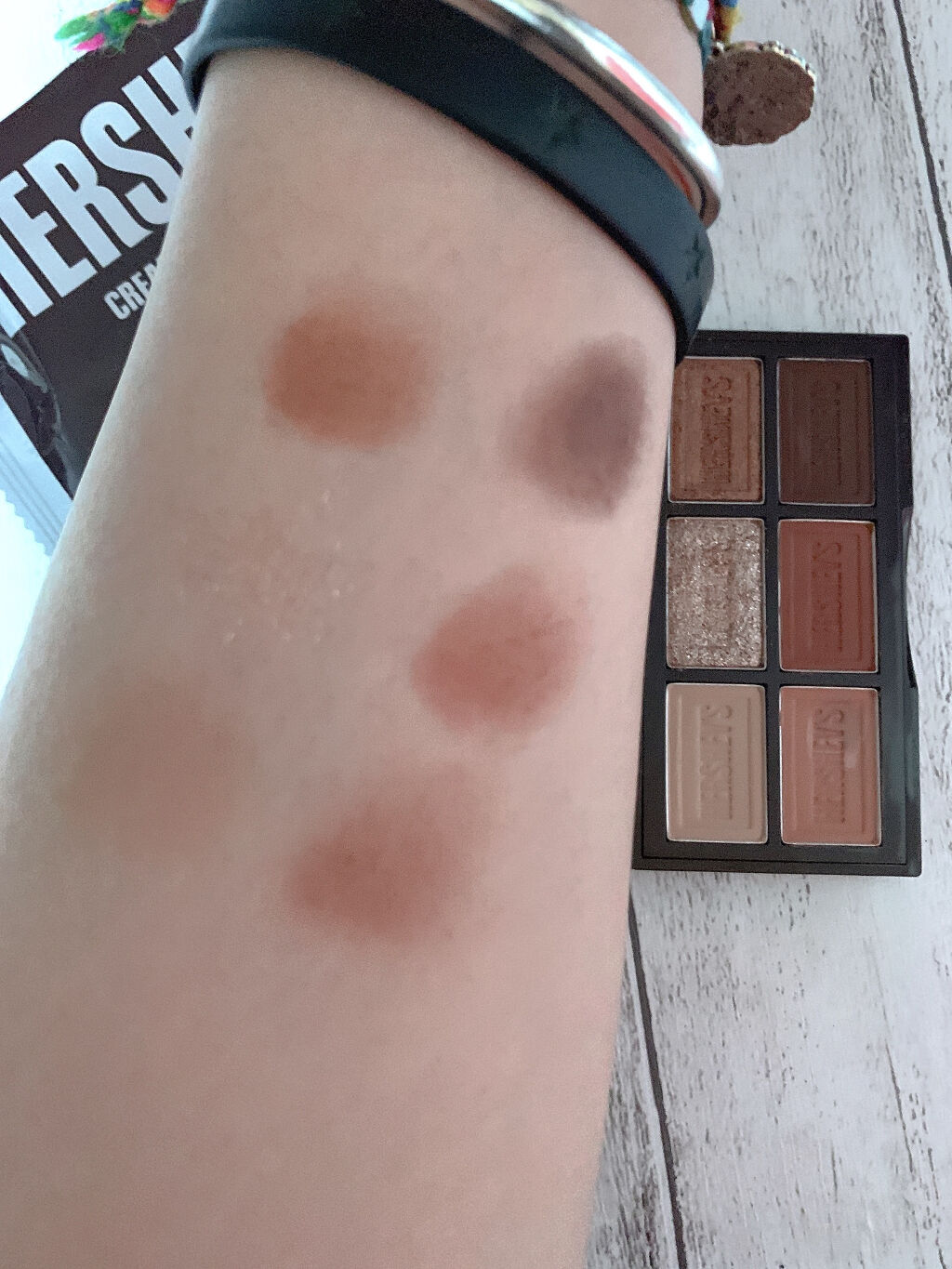 ハーシー プレイカラーアイズミニ/ETUDE/アイシャドウパレットを使ったクチコミ（3枚目）