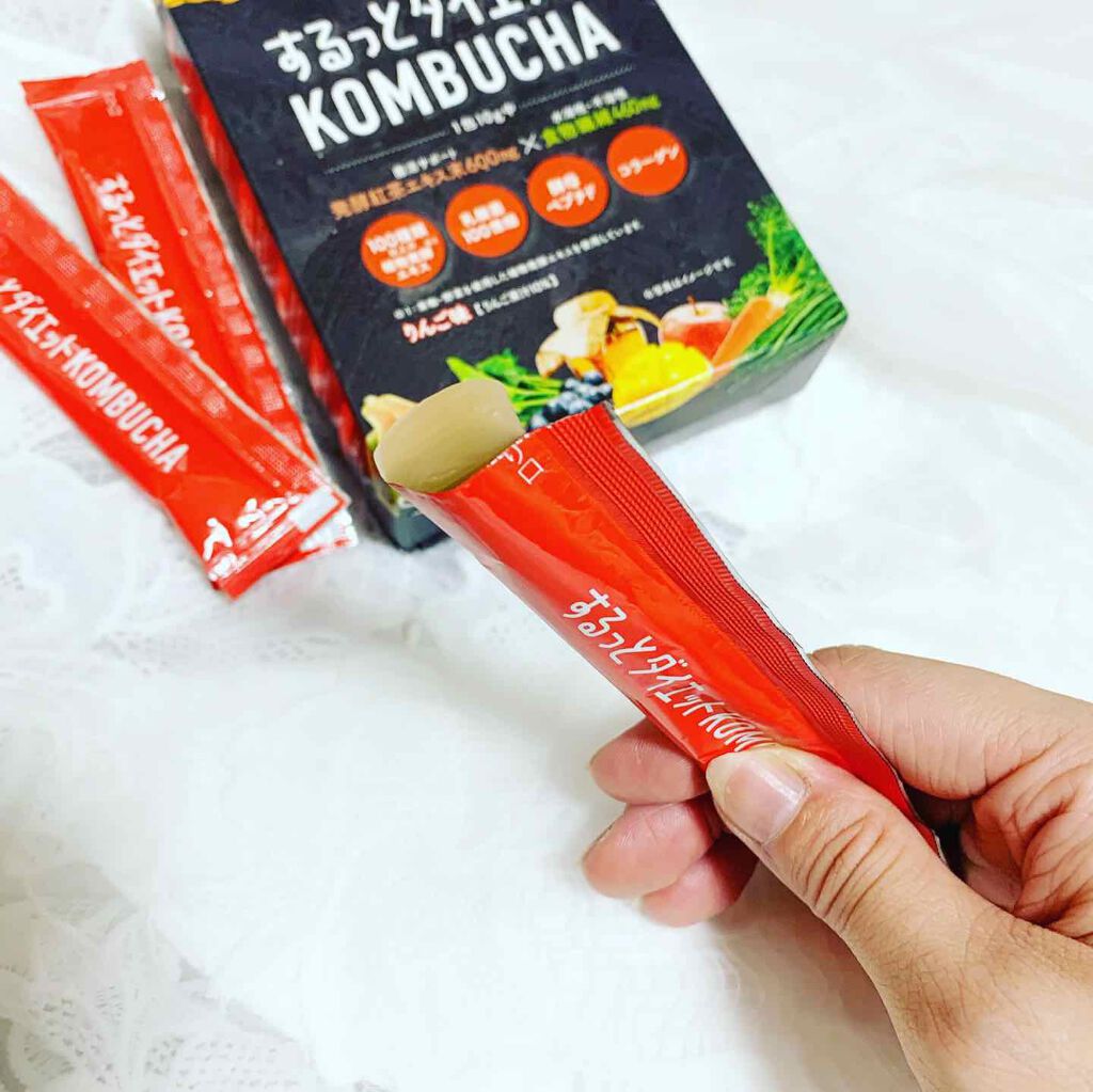 するっとダイエットKOMBUCHAゼリー/リブ・ラボラトリーズ/コンブチャを使ったクチコミ（2枚目）