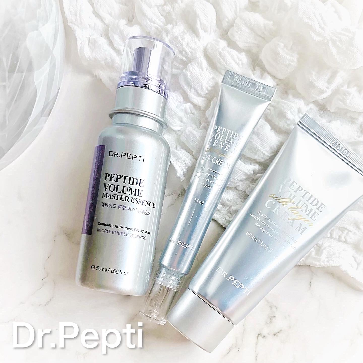 ペプチドボリュームシルクレイヤークリー厶/DR.PEPTI/フェイスクリームを使ったクチコミ（1枚目）