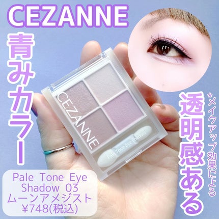 ペールトーンアイシャドウ/CEZANNE/アイシャドウを使ったクチコミ(1枚目)