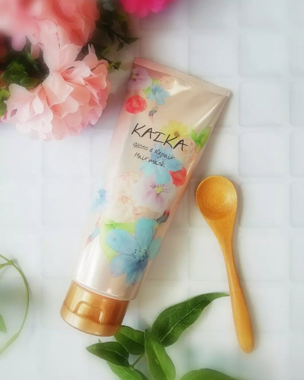 カイカ グロス＆リペア へアマスク/KAIKA/ヘアマスク・ヘアパックを使ったクチコミ（1枚目）