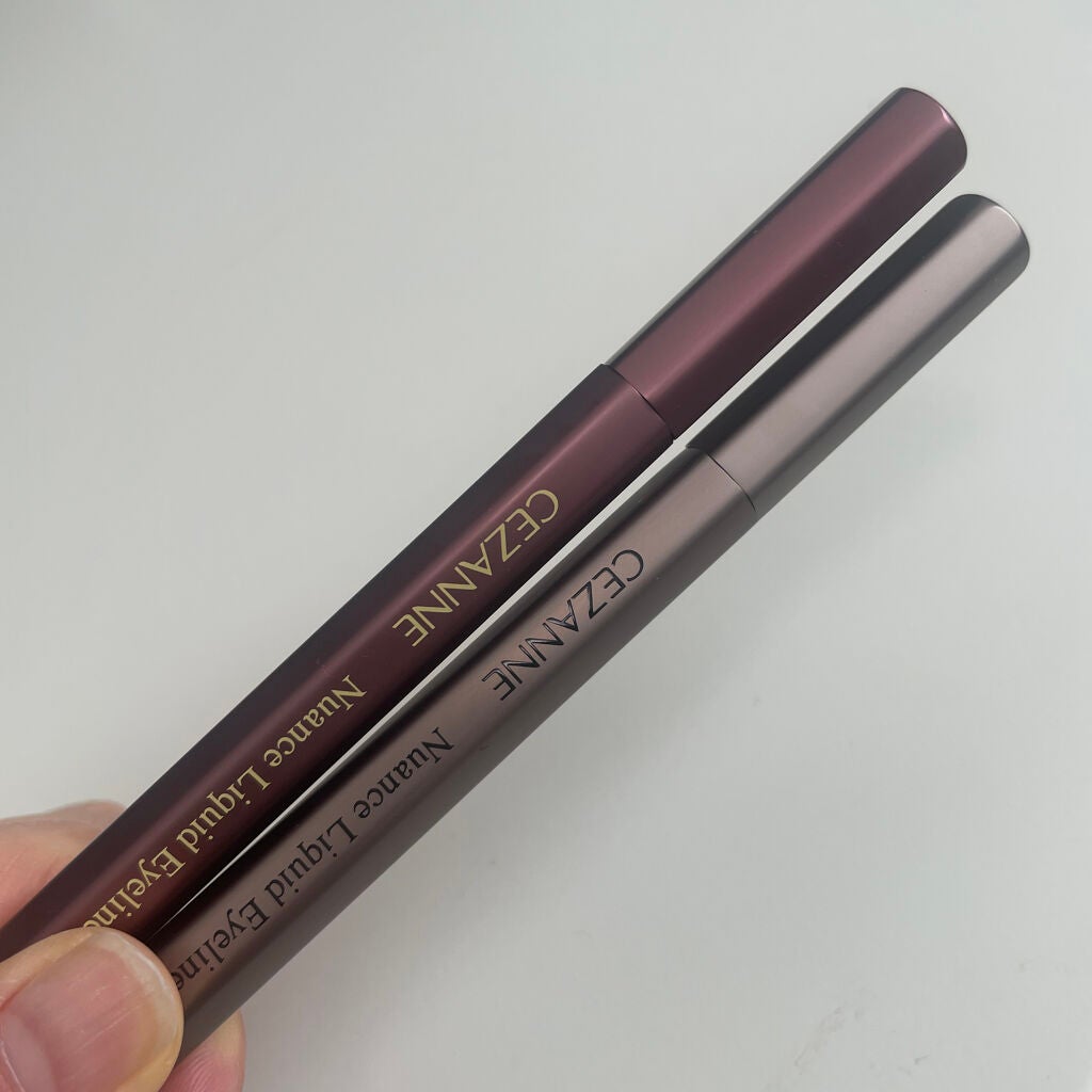 ニュアンスリキッドアイライナー/CEZANNE/リキッドアイライナーを使ったクチコミ(2枚目)