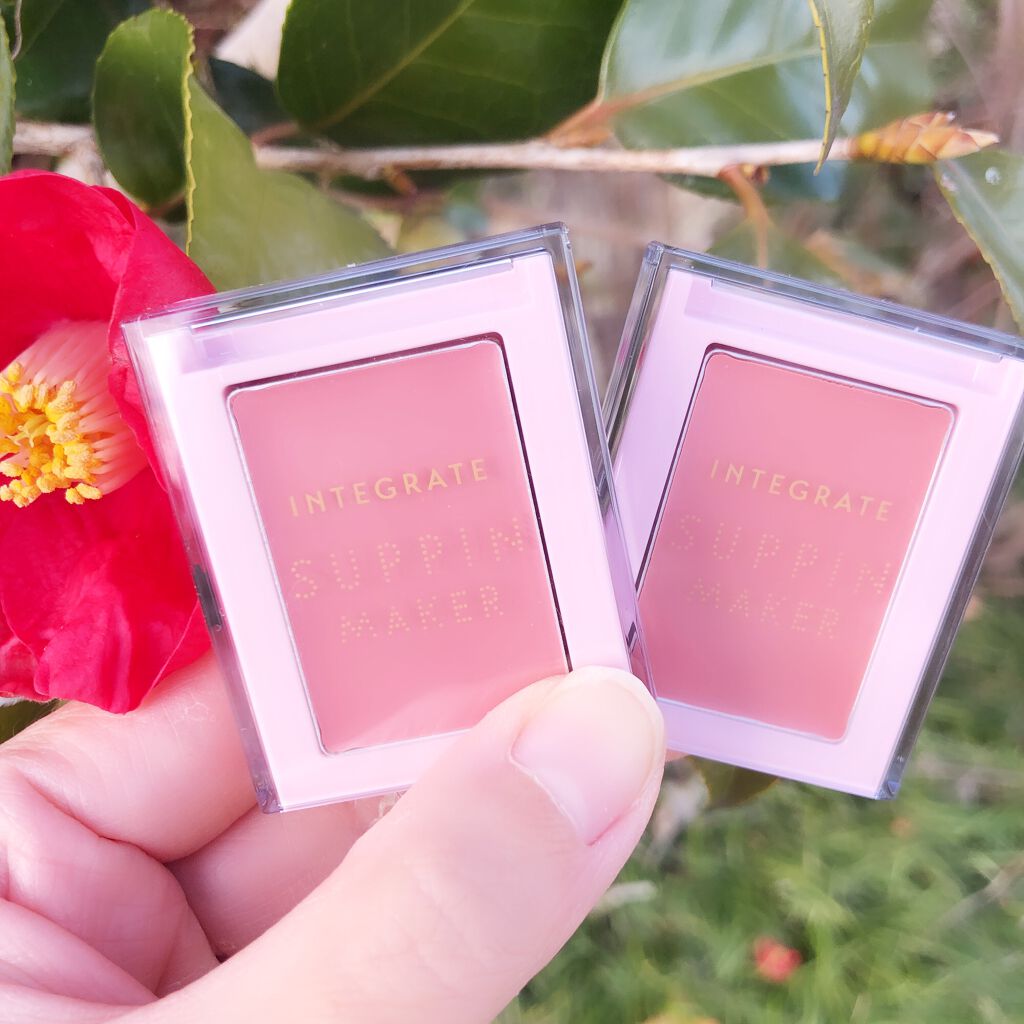 すっぴんメイカー チーク＆リップ/インテグレート/ジェル・クリームチークを使ったクチコミ（1枚目）