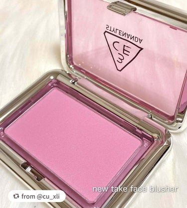 3CE NEW TAKE FACE BLUSHER /3CE/チークを使ったクチコミ（1枚目）
