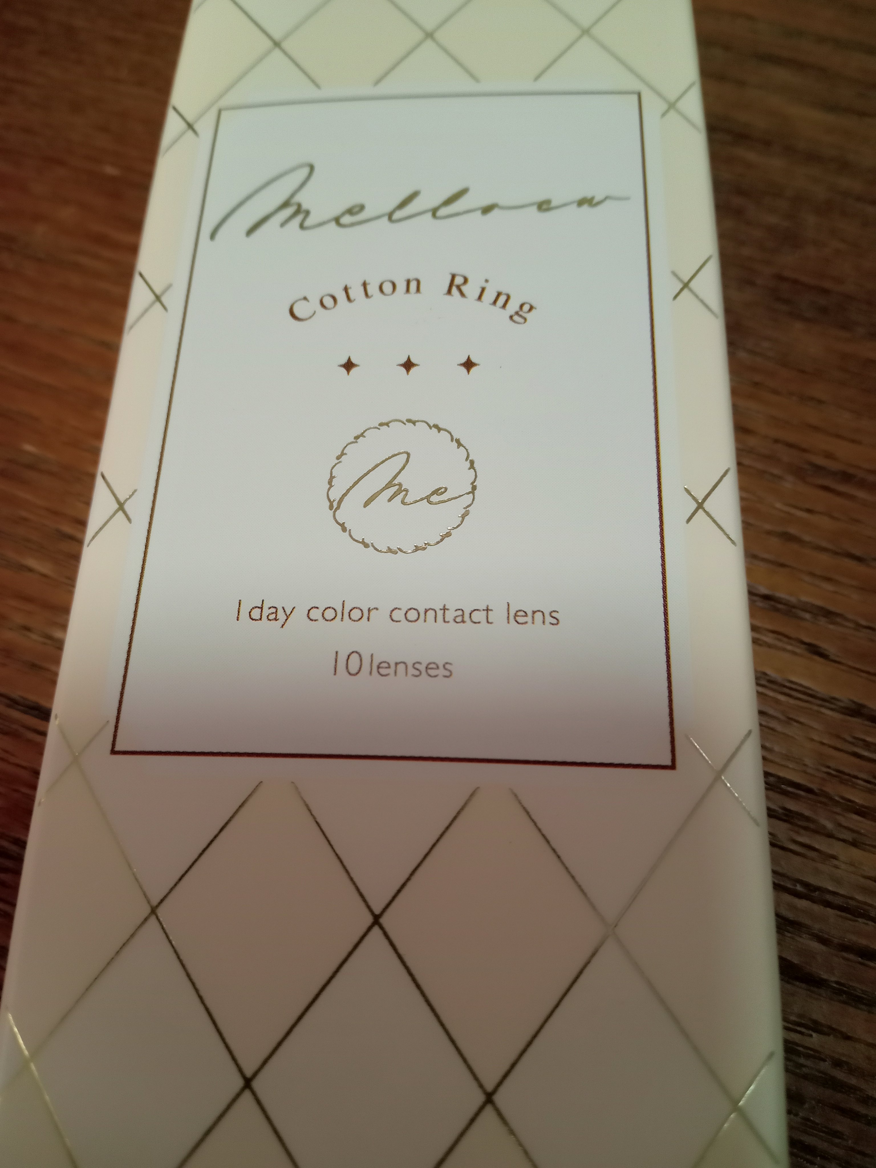 melloew 1day コットンリング/melloew/ワンデー（１DAY）カラコンを使ったクチコミ（1枚目）