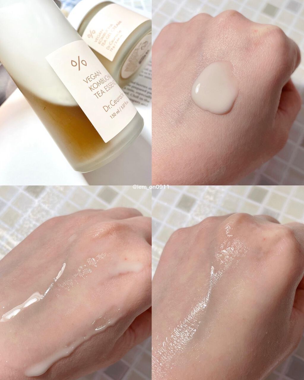 ビーガン コンブチャ ティー ジェル クリーム/Dr.Ceuracle/フェイスクリームを使ったクチコミ（3枚目）