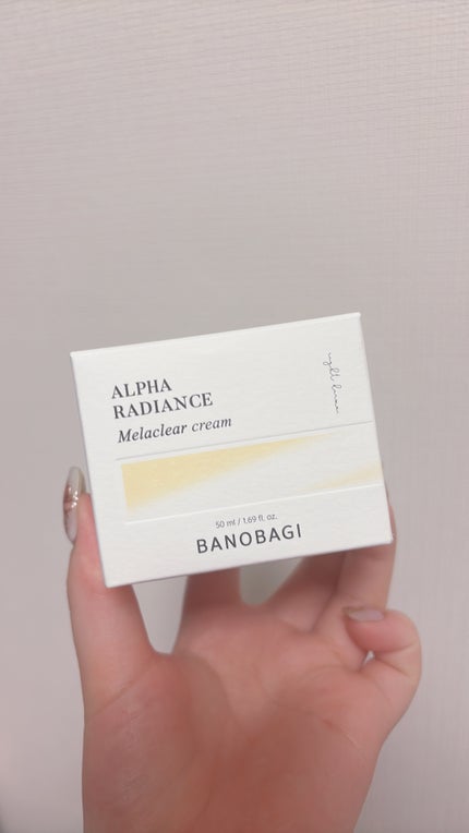 アルファラディアンスメラクリア クリーム/BANOBAGI/フェイスクリームを使ったクチコミ(1枚目)
