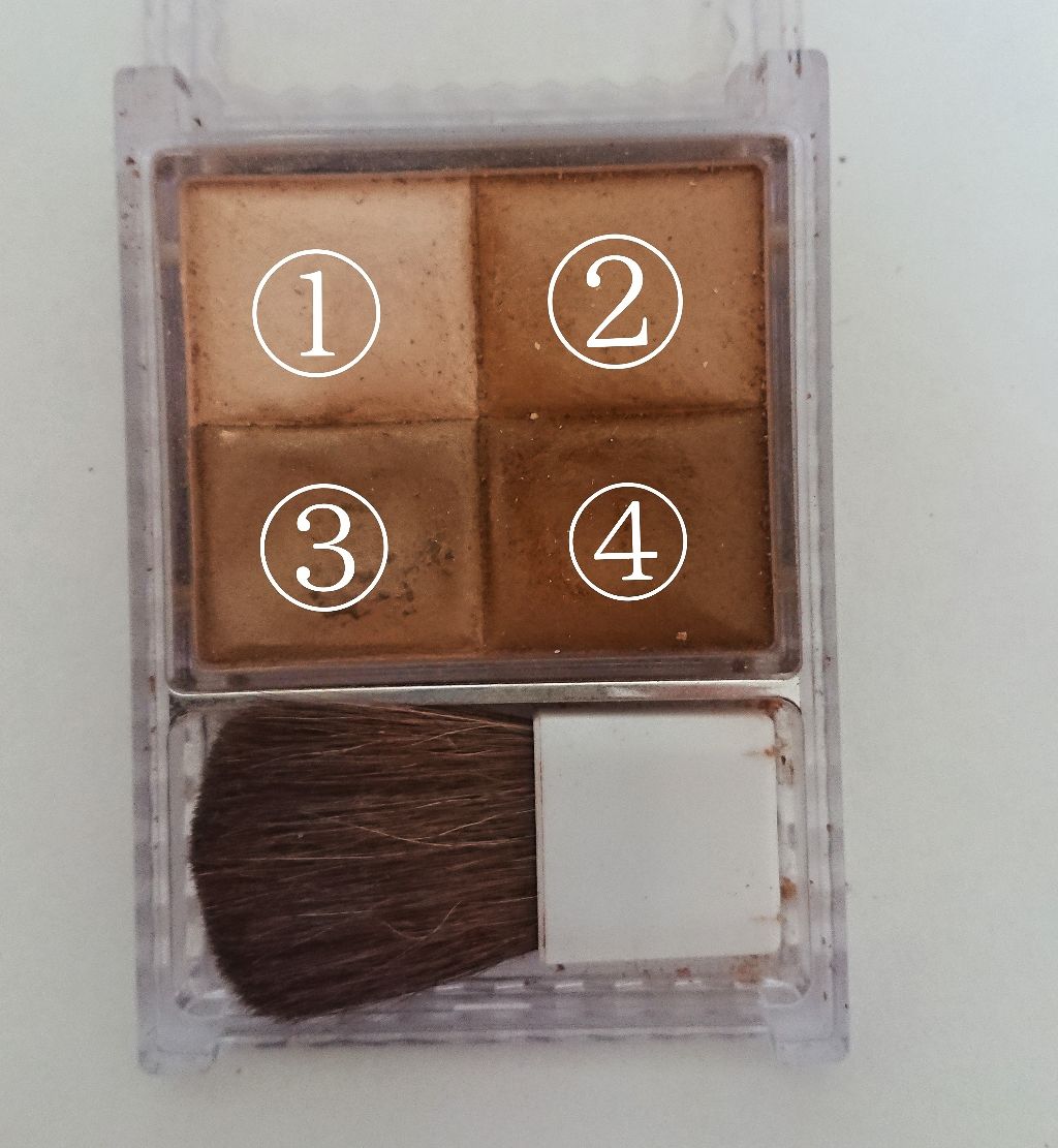 ミックスカラーチーク/CEZANNE/パウダーチークを使ったクチコミ（2枚目）