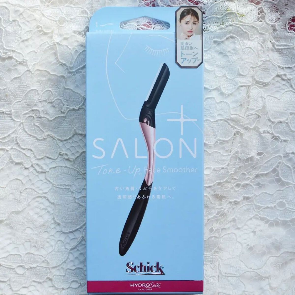 サロンプラス トーンアップ フェイススムーサー ホルダー（刃付き）/サロンプラス/シェーバーを使ったクチコミ（1枚目）