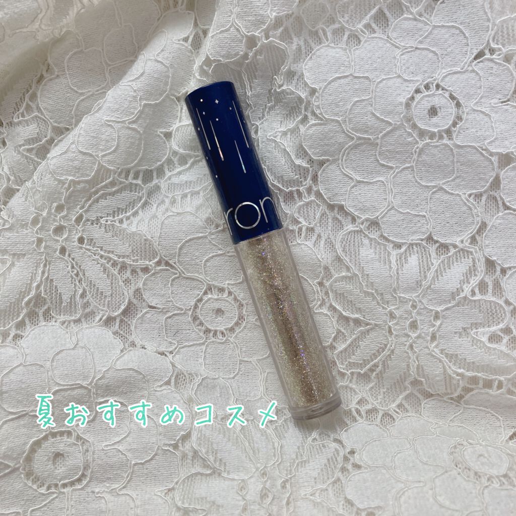 リキッド グリッター シャドウ/rom&nd/グリッターを使ったクチコミ(1枚目)