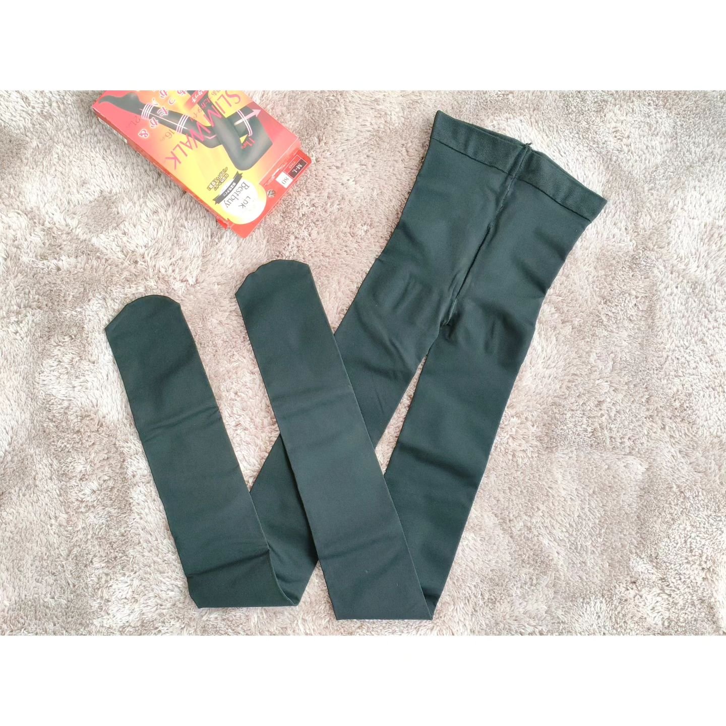 スリムウォーク 美脚あったかタイツ なめらかタッチ/SLIMWALK/着圧ソックス・レギンスを使ったクチコミ（2枚目）