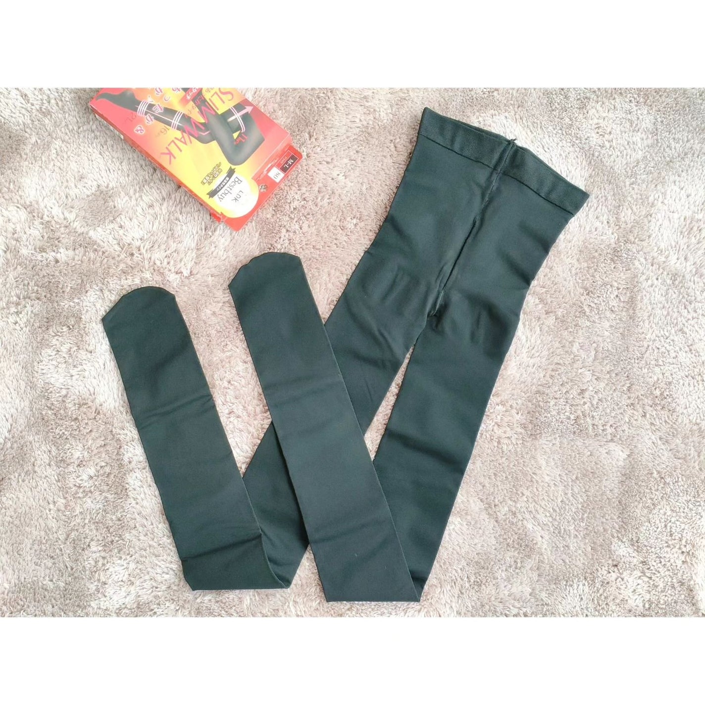 スリムウォーク 美脚あったかタイツ なめらかタッチ/SLIMWALK/着圧ソックス・レギンスを使ったクチコミ(2枚目)