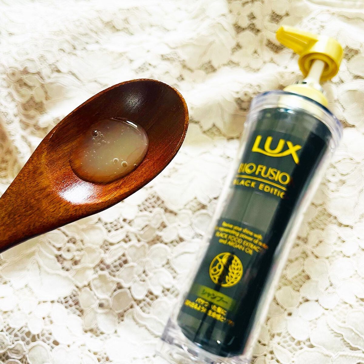 バイオフュージョン ブラックエディション/LUX/市販シャンプーを使ったクチコミ（2枚目）