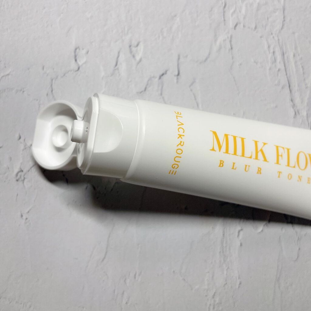 BLACK ROUGE MILK FLOWER BLUR TONE UPのクチコミ「『BLACKROUGE / MILK FLOWER BLUR TONE UP』
⁡
BLACK.....」（3枚目）