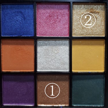 UR GLAM　BLOOMING EYE COLOR PALETTE/U R GLAM/パウダーアイシャドウを使ったクチコミ（2枚目）