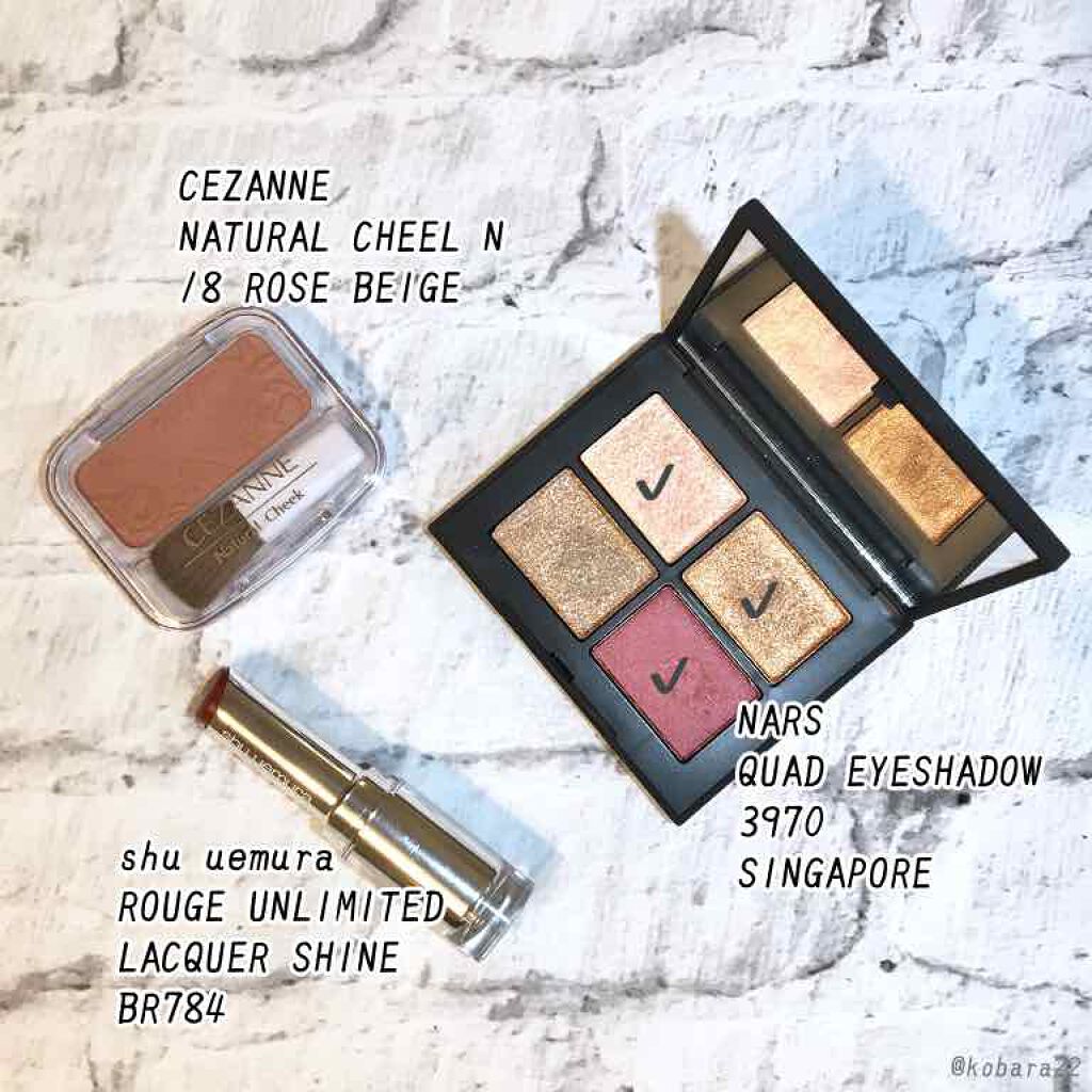 ナチュラル チークN/CEZANNE/パウダーチークを使ったクチコミ（3枚目）