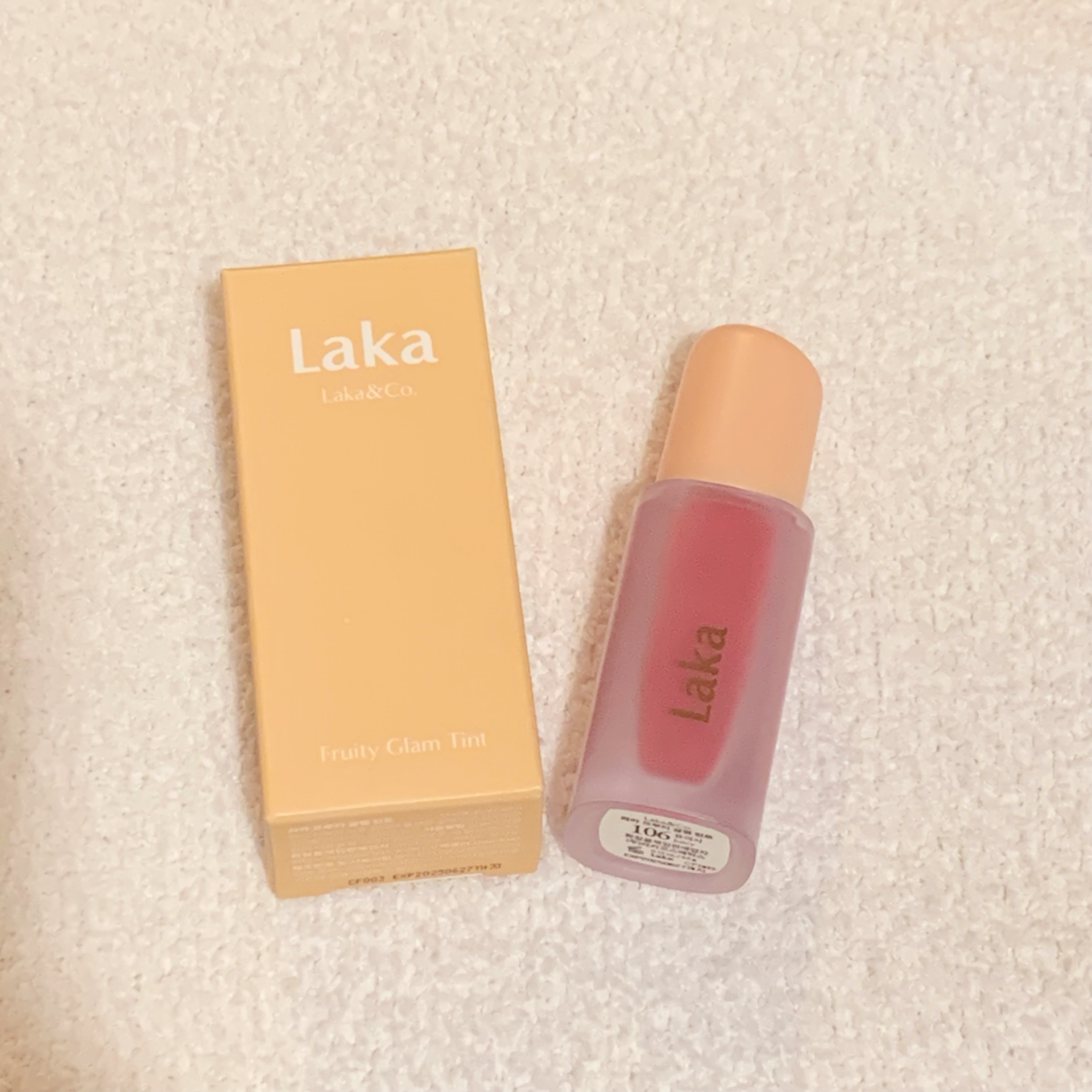 フルーティーグラムティント/Laka/リップティントを使ったクチコミ（1枚目）