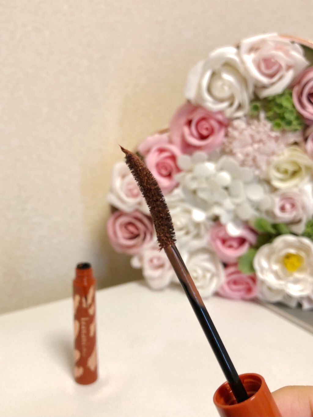 レアナニ プラス エクストラカール ロングマスカラのクチコミ「エクストラカール
ロングマスカラ

new 限定色
オランジュラテ

優しくインパクト
儚げニ.....」（2枚目）