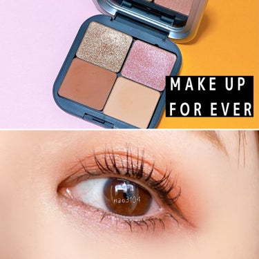 アーティストカラーシャドウ M-720 アプリコット/MAKE UP FOR EVER/アイシャドウパレットを使ったクチコミ（1枚目）