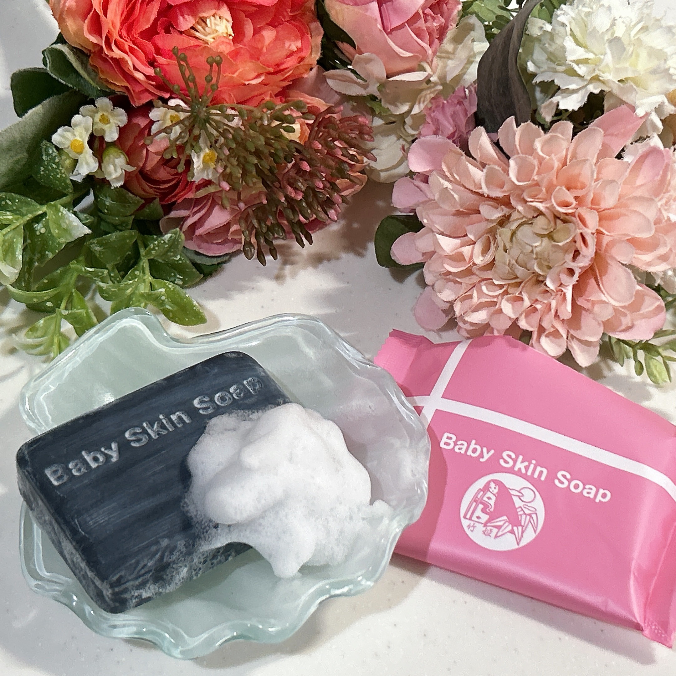 ベイビースキンソープ(ベビちゃん)/天然美人(テンネンビジン)/ボディ石鹸を使ったクチコミ（1枚目）