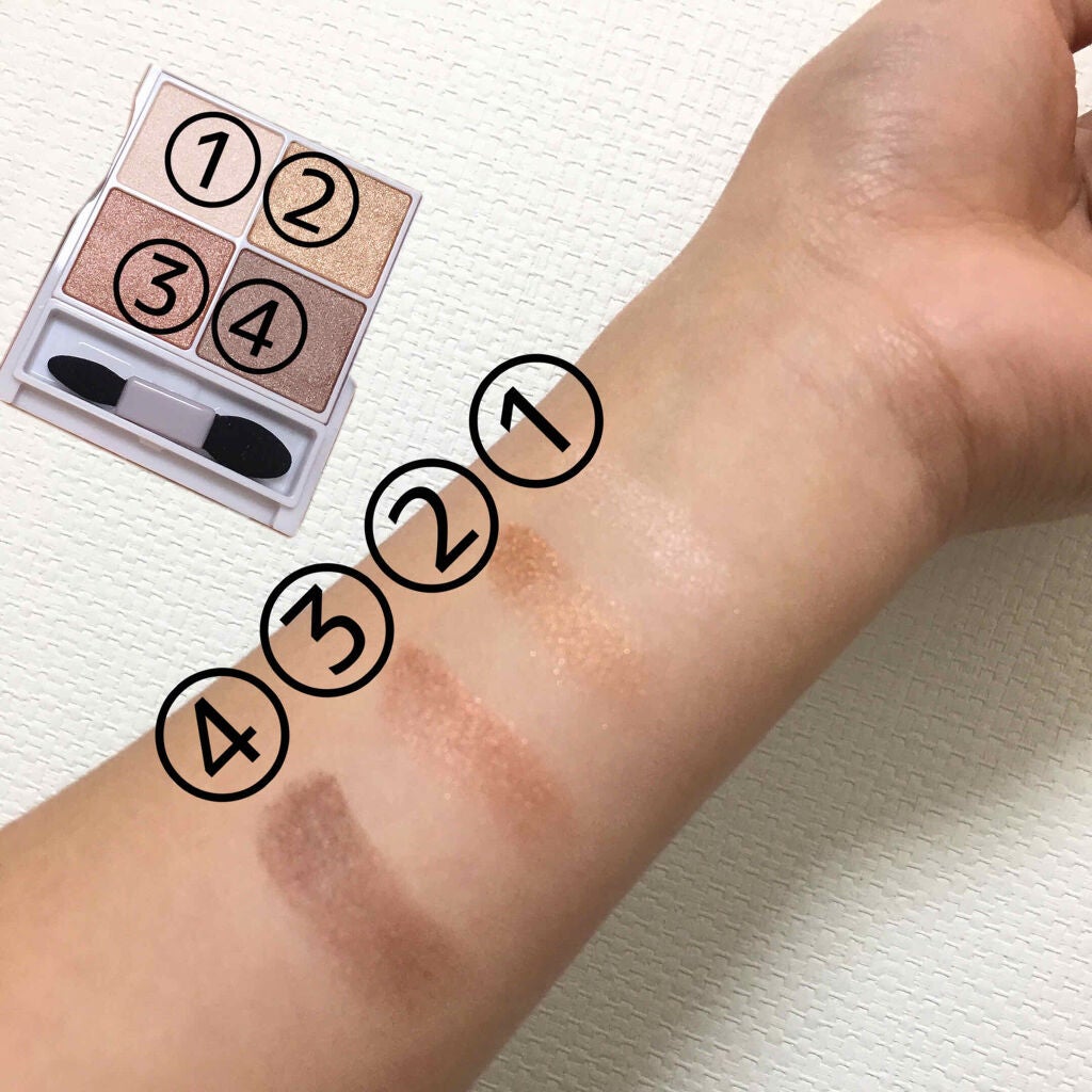 シルキースフレアイズ/キャンメイク/アイシャドウパレットを使ったクチコミ(3枚目)