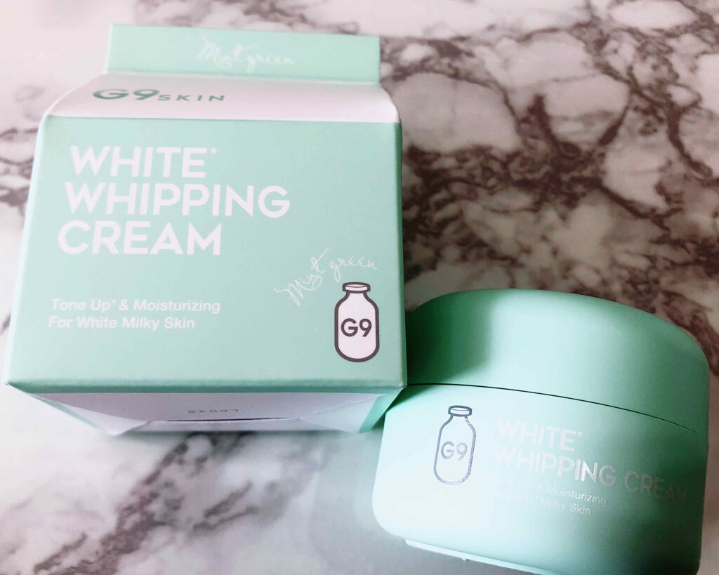 WHITE WHIPPING CREAM(ウユクリーム)/G9SKIN/化粧下地を使ったクチコミ（1枚目）
