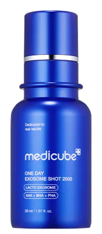 とも様用medicube メディキューブ ゼロ毛穴エクソソームショット 2000 試してみた】ゼロ1DAYエクソソームショット2000 MEDICUBEの効果