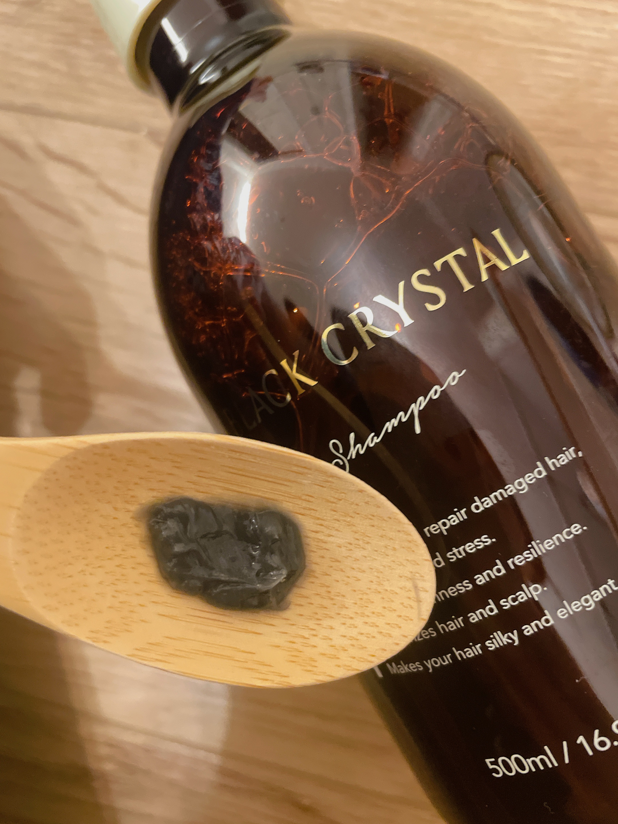 ブラッククリスタル シャンプー ＆ トリートメント/BLACK CRYSTAL/サロンシャンプーを使ったクチコミ（2枚目）