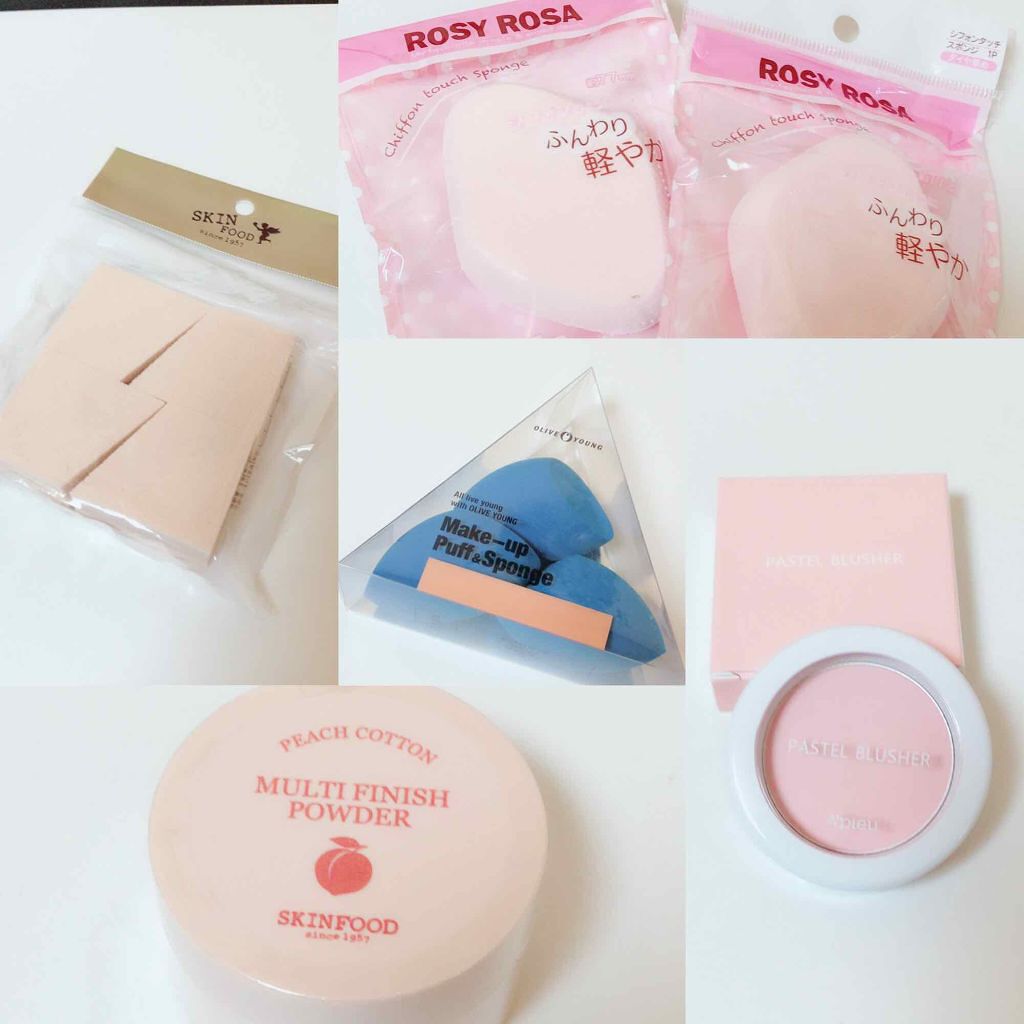 ピーチコットン マルチフィニッシュパウダー/SKINFOOD/ルースパウダーを使ったクチコミ（1枚目）