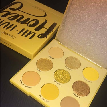 ColourPop UH-HUH Honeyのクチコミ「カラーポップ  
UH-HUH Honey
アイシャドウパレット🎨

イエロー満載パレットです.....」（1枚目）