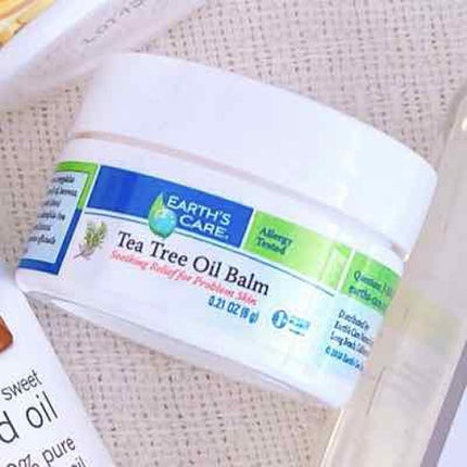 ティーツリーオイルバーム/Earth's Care/フェイスバームを使ったクチコミ(1枚目)