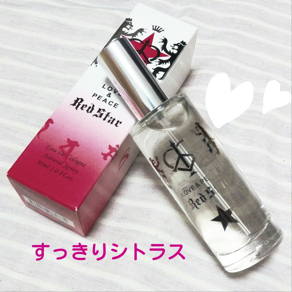 ラブ&ピース　レッドスター　オーデコロン/エクスパンド/香水(その他)を使ったクチコミ（1枚目）