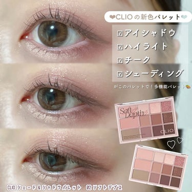 シェード アンド シャドウ パレット/CLIO/アイシャドウパレットを使ったクチコミ（1枚目）