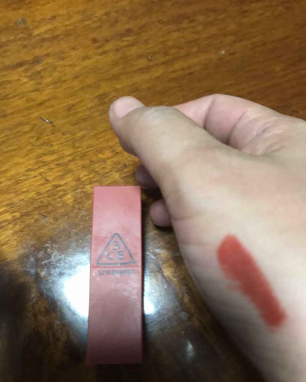 リラックマ on LIPS 「3ceのリップです。質感はかなりマットですが秋冬にとてもいい色..」(1枚目)