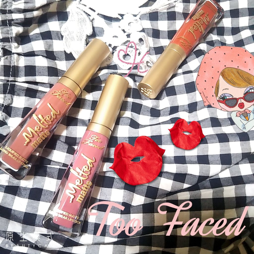 メルテッド リキッド マット ロングウェア リップスティック/Too Faced/口紅を使ったクチコミ(1枚目)